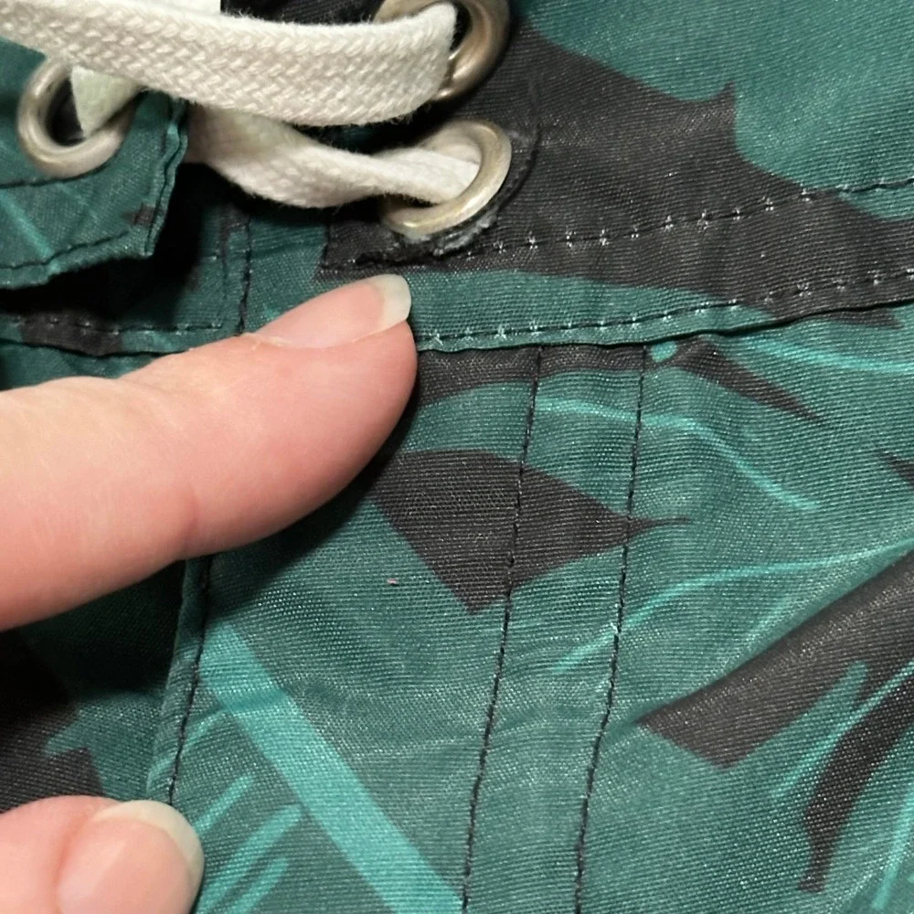 Bather Swim Trunks Mens‎ 32 Tropical Palm Leaf Board Shorts Pocket Huckberry